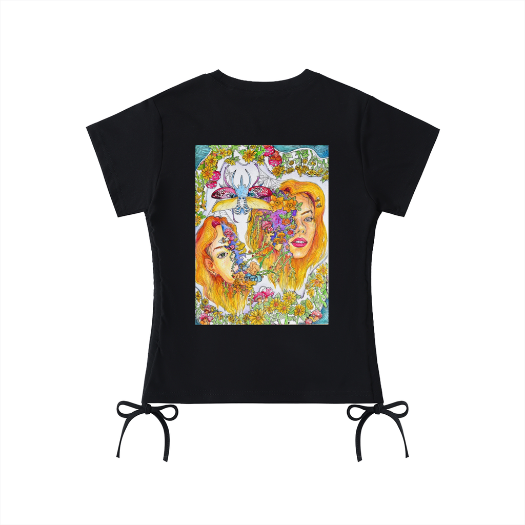 Drawstring Beatle Brain T-Shirt